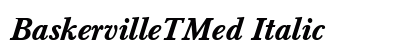 BaskervilleTMed Italic Preview