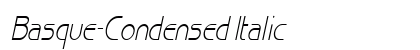 Basque-Condensed Italic preview