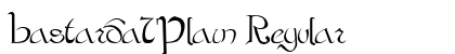 BastardaT1Plain Regular preview