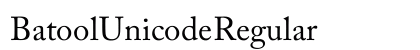 Batool Unicode Regular preview