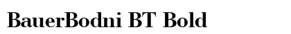 BauerBodni BT Bold preview