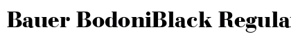 Bauer BodoniBlack Regular preview