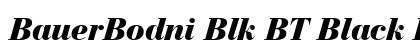 BauerBodni Blk BT Black Italic preview