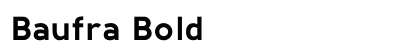 Baufra Bold preview