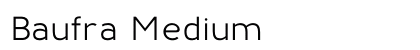 Baufra Medium preview
