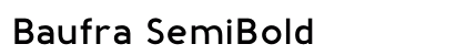 Baufra SemiBold Preview