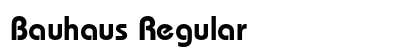 Bauhaus Regular Preview