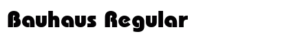 Bauhaus Regular Preview
