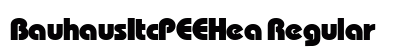 BauhausItcPEEHea Regular preview