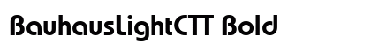 BauhausLightCTT Bold preview