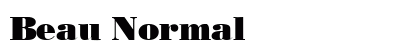 Beau Normal Preview