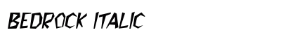 Bedrock Italic preview
