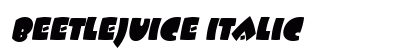 Beetlejuice Italic preview