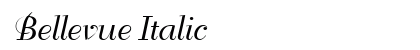 Bellevue Italic preview