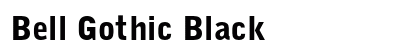 Bell Gothic Black preview