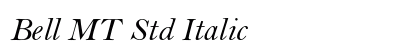Bell MT Std Italic preview