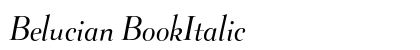Belucian BookItalic Preview