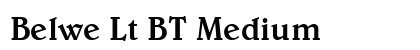 Belwe Lt BT Medium preview