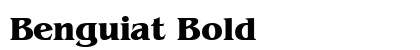 Benguiat Bold preview