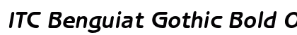ITC Benguiat Gothic Bold Oblique Preview