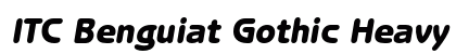 ITC Benguiat Gothic Heavy Oblique Preview