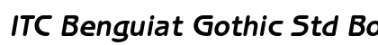 ITC Benguiat Gothic Std Bold Oblique Preview