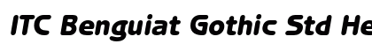ITC Benguiat Gothic Std Heavy Oblique Preview