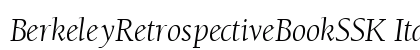 BerkeleyRetrospectiveBookSSK Italic Preview