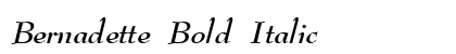 Bernadette Bold Italic Preview