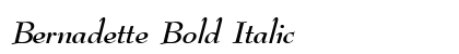 Bernadette Bold Italic Preview