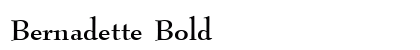 Bernadette Bold preview