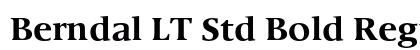 Berndal LT Std Bold Regular preview