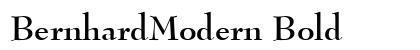 BernhardModern Bold preview