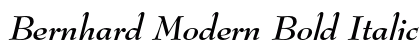 Bernhard Modern Bold Italic Preview