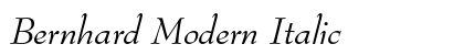 Bernhard Modern Italic Preview
