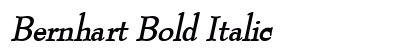 Bernhart Bold Italic Preview