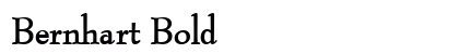 Bernhart Bold preview