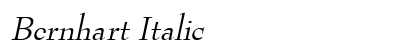 Bernhart Italic Preview