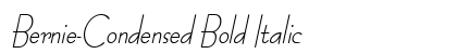 Bernie-Condensed Bold Italic Preview