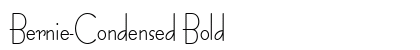 Bernie-Condensed Bold preview