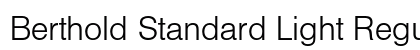 Berthold Standard Light Regular preview