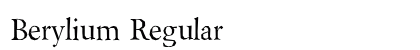 Berylium Regular Preview
