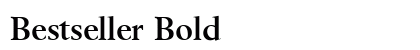 Bestseller Bold Preview