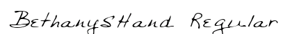 BethanysHand Regular preview