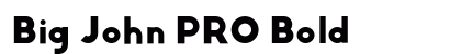 Big John PRO Bold preview