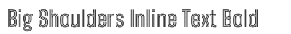 Big Shoulders Inline Text Bold preview