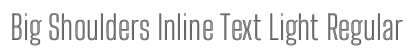 Big Shoulders Inline Text Light Regular preview