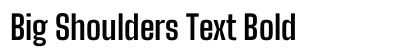 Big Shoulders Text Bold preview