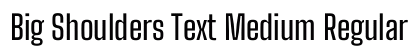 Big Shoulders Text Medium Regular preview