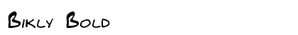 Bikly Bold preview